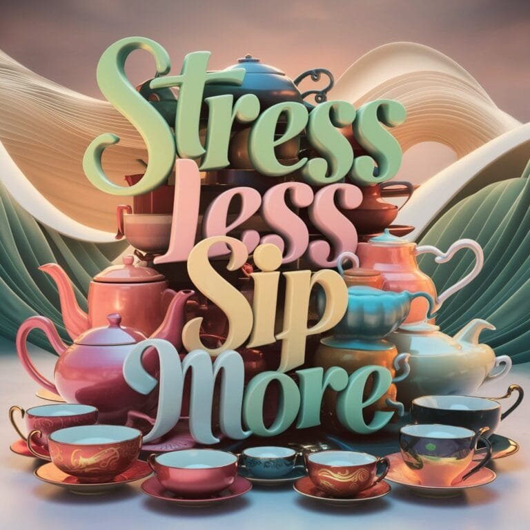 Comprehensive guide to using tea for stress relief and relaxation, featuring various calming teas and their benefits, sourced from the serene Nilgiri Hills.