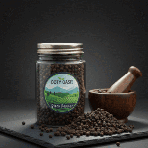 Premium Black Pepper 1kg whole aromatic peppercorns